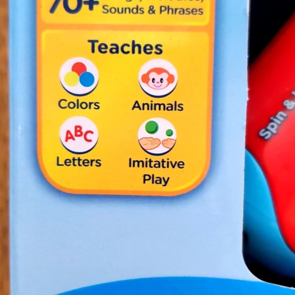 VTech Kids NIB Spin and Learn Color Flashlight for‎ 12-36M